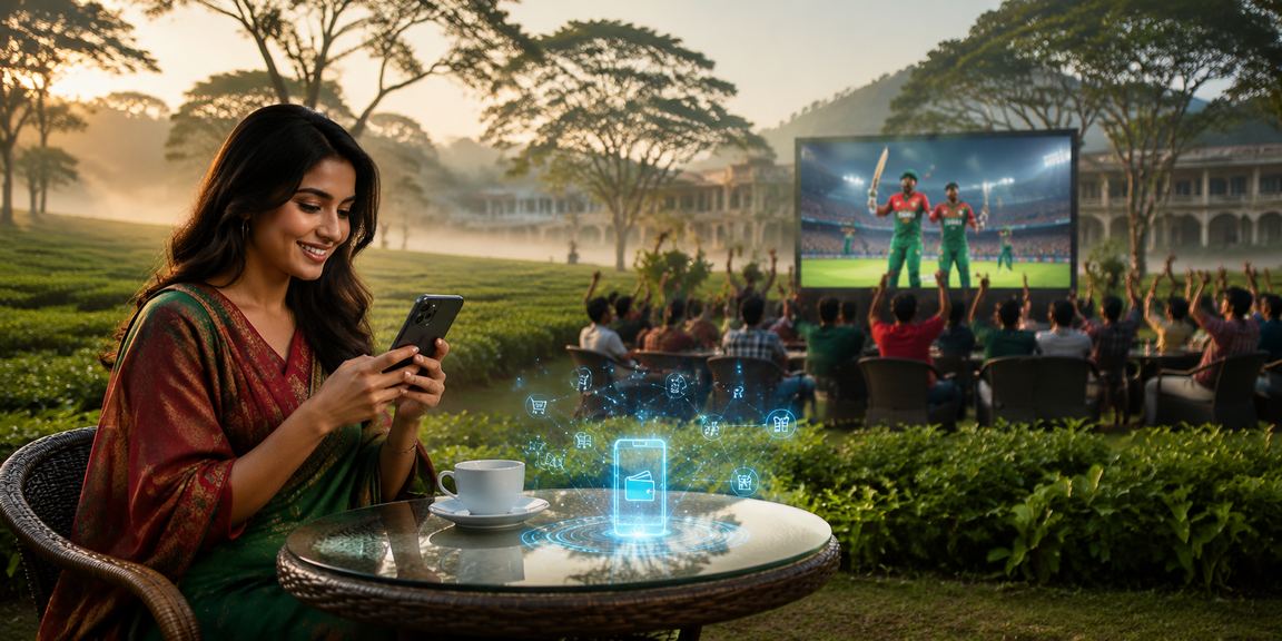ময়মনসিংহ কৃষ্ণচূড়া চা বাগানে ক্রিকেট বেটিং